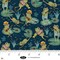Fabric Blank Quilting Navy Frogs with Instruments Lake Night Serenade by the Quarter Yard 4303-77